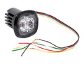 1.5IN FLUSH/SURFACE MOUNT CLEAR LED STROBE LIGHT