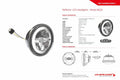 J.W. Speaker 12V DOT ECE High Low Beam Reflector Headlight with Dark Chrome Inner Bezel 0555931