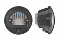 J.W. Speaker 12V DOT ECE High Low Beam Reflector Headlight with Dark Chrome Inner Bezel 0555931