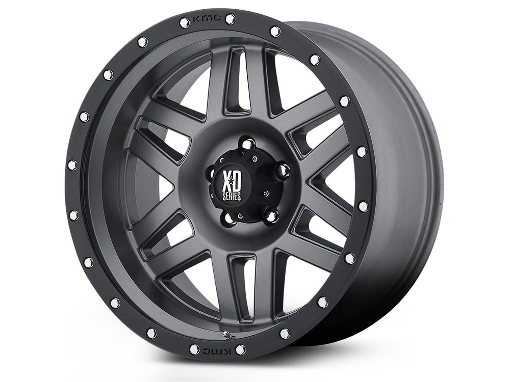 XD128 17X9 5X5.5 MACH BLK-RING 18MM
