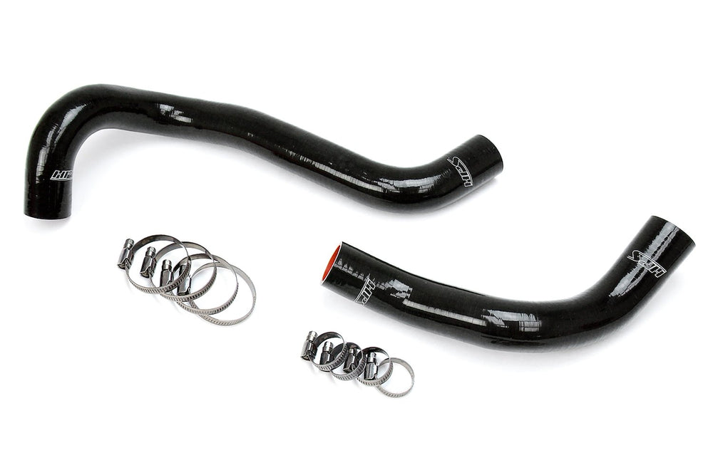 HPS Performance Reinforced Black Silicone Radiator Hose Kit Coolant for Toyota 08-17 Sequoia 5.7L V8