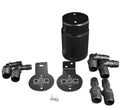 J&L Oil Separator 3.0 Base Kit - Clear Anodized (Incl 2 Brackets & 6 Fittings)
