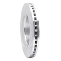 DFC 11-22 Dodge Durango Front Right Drilled & Slotted Silver Brake Rotor