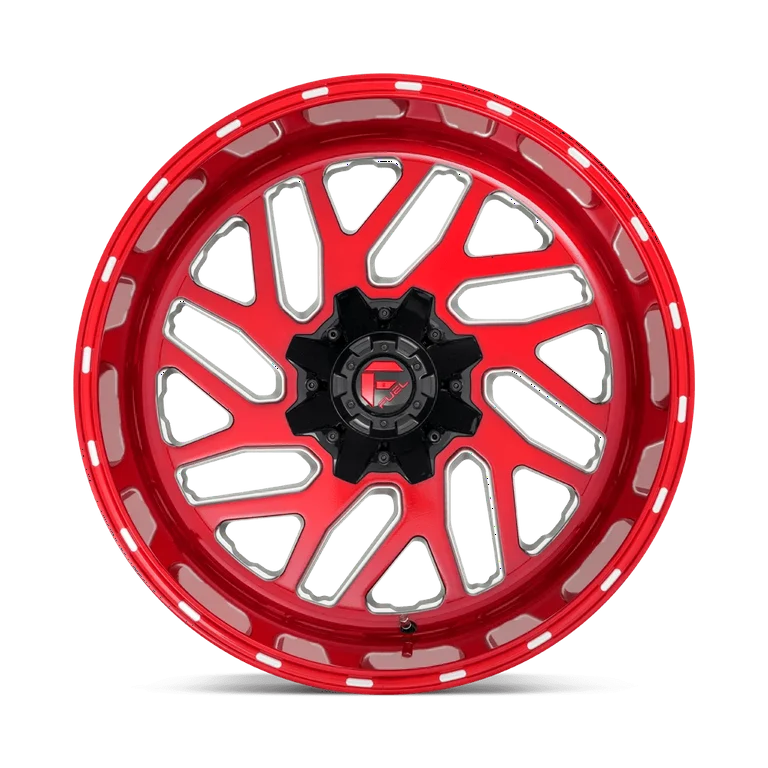 D691 22X10 8X170 BRSH-RED-MIL -18MM