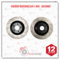 DBA 08-13 BMW 128i Rear Slotted Street Series Rotor