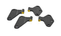 Kentrol 07-18 Jeep Wrangler JK Body Door Hinge Set 4 Pieces 2 Door - Powdercoat Black