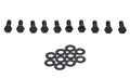 Kentrol 07-18 Jeep Wrangler JK Body Door Hinge Set 4 Pieces 2 Door - Powdercoat Black