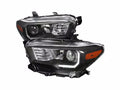PROJECTOR HEADLIGHTS WITH LED BLACK