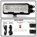Spyder 22-24 Toyota Tundra OEM Full LED Fog Lights w/Switch - Clear (FL-CL-TTU2022-LED-C)