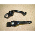 Kuryakyn Tour Tech 6in Back Arms With 1-1/4in Clamps Without Pegs Black