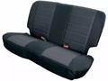 Seat Cover Rear Neoprene Black; 03-06 Jeep Wrangler TJ