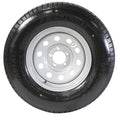 ST225/75R15 LRE PROVIDER TRAILER TIRE ON 15X6 5X4.5 SILVER MOD WHEEL