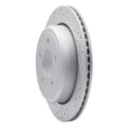 R1 03-11 Ford Crown Victoria Rear Left Drilled & Slotted Geoperformance Rotor