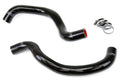 HPS Performance Black Reinforced Silicone Radiator Hose Kit Coolant for Acura 04-08 TSX 2.4L