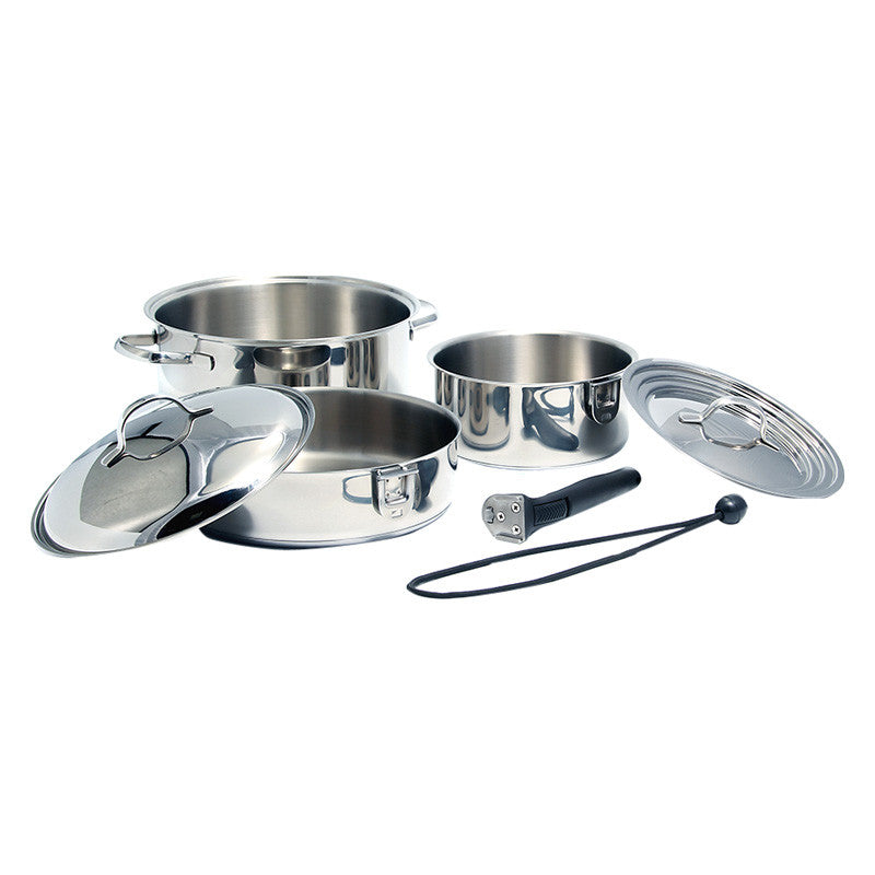 SS COOKWARE 7 PC NESTING SET (CAMCO)