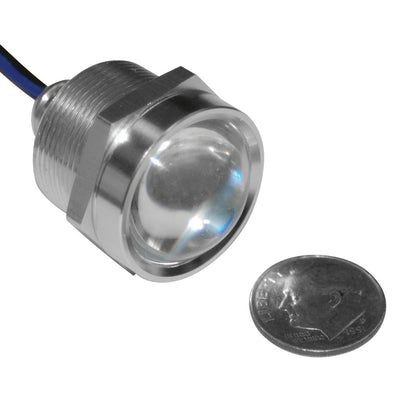 Letric Lighting Royal Flsh Led 1in Stl/Wt/Amb