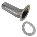 Through body Exhaust Tip Teardrop Style 3in Inlet