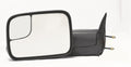 9802 DODGE RAM 1500/2500/3500 LH MANUAL OE MIRROR BLACK TOWING PKG FLIP OUT HEAD W/ BLIND SPOT
