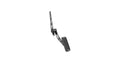 Blk Steel Spring-Loaded Throttle Pedal w/Rubber