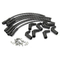 PLUG WIRE KIT LS COIL TO PLUG 180D PLUG 90D COIL CUT TO FIT BLK W/WHITE TRACE