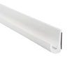 WHT PVC DRIP RAIL 100FT W/ACRYL TAP