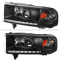 PROJECTOR HEADLIGHT BLACK HOUSING