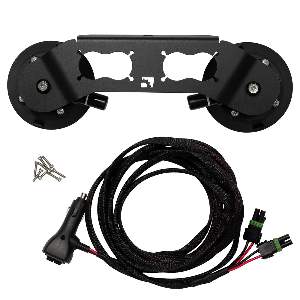 BuiltRight Industries Universal Dual Chase Light Kit - Suction Mount