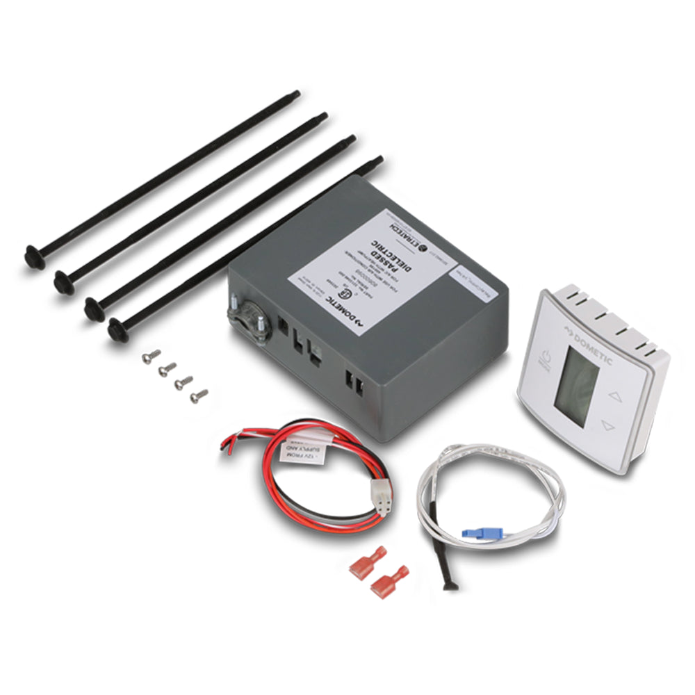 SINGLE ZONE CT THERMOSTAT W/CONTROL KIT C/F WHITE