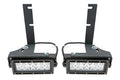 ~(6 lbs. 16X9X7)~ 2005-2014 TOYOTA TACOMA: Rear Bumper/Frame LED Light Bar Mounts - 8 IN Opening - Swivel Adjustments - to Mount 6 IN Zroadz LED or similar light - Bolt On Easy Install - For Rear View and Distance Visibility