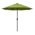 CASA SERIES 9FT CRANK LIFT AUTOTILT ALUM MARKET UMBRELLA IN WHITE OLEFIN