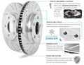 Power Stop 07-12 Acura RDX Front Evolution Drilled & Slotted Rotors - Pair