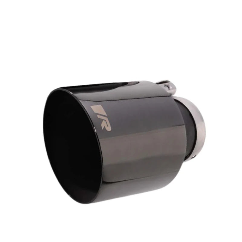 Remus Stainless Steel 102mm Short Style Straight Black Chrome Tail Pipe (Single)
