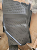 ~(12 lbs. 33X20X6)~ Profile Floor Liners Front and 2nd Row Black G37X Coupe and Convertible 2008-2016 (w/Retention hooks Driver side 2/Passenger side 1)