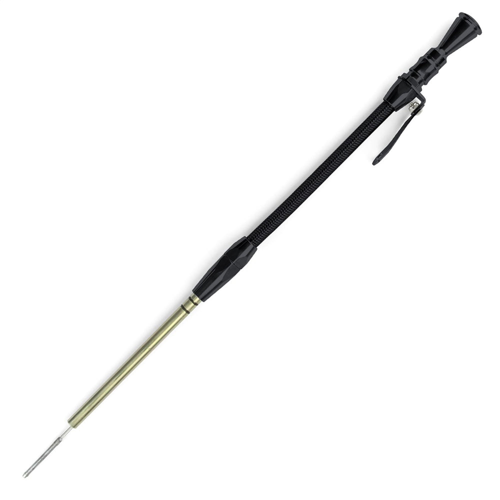 MIDNIGHT SERIES; FLEXIBLE ENGINE DIPSTICK; GM RAMJET VORTEC; BLACK STAINLESS STE