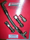 SS FUEL LINE #8AN SILVER