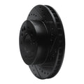 R1 63-82 Chevrolet Camaro Front/Rear Right Drilled & Slotted Black Brake Rotor