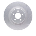 R1 Concepts Hi-Carbon Alloy GEOMET Coated Rotor - Slotted Fits Chrysler 300