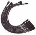 Moroso SB Chrysler Mopar Sleeved Str Non-HEI Str Plug Ultra Spark Plug Wire Set - Black