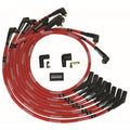 Moroso SB Ford 260/289/302 135 Deg Plug Boots Non-HEI Sleeved Ultra Spark Plug Wire Set - Red