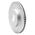 R1 88-91 BMW M3 Front Left Drilled & Slotted Geoperformance Rotor