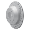 DFC 02-09 Buick Rainier Rear Right Drilled & Slotted Geoperformance Rotor