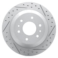 DFC 02-09 Buick Rainier Rear Right Drilled & Slotted Geoperformance Rotor