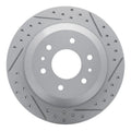 R1 02-09 Buick Rainier Rear Right Drilled & Slotted Geoperformance Rotor