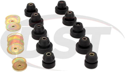 Prothane 84-88 Toyota 4Runner Body Mount Kit - Black