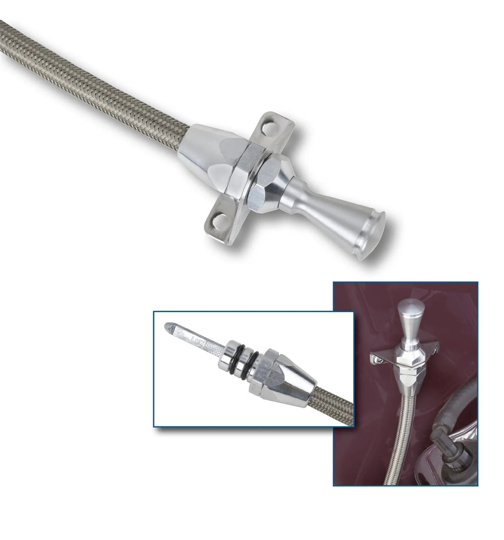 MIDNIGHT SERIES HITECH FLEXIBLE BRAIDED STAINLESS TRANSMISSION DIPSTICK