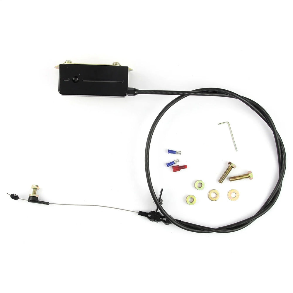 TH400 ELECTRIC KICKDOWN KIT BLK HOUSING & FITTINGS