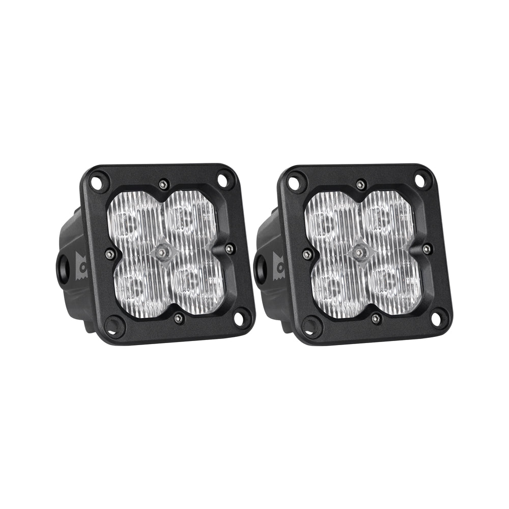 Concept Series Pod 3 Cube LED Pod Lights Driving Beam Flush Mount (2 EA)