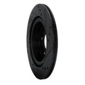 R1 17-25 Nissan X-Trail (Mexico) Rear Left Drilled & Slotted Black Brake Rotor