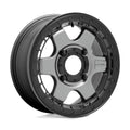 D923 15X6 4X156 MT-GMTL BLK-RING 38