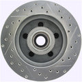StopTech Select Sport 92-00 GMC Suburban (11in Rear Drum) Slotted and Drilled Right Front Rotor
